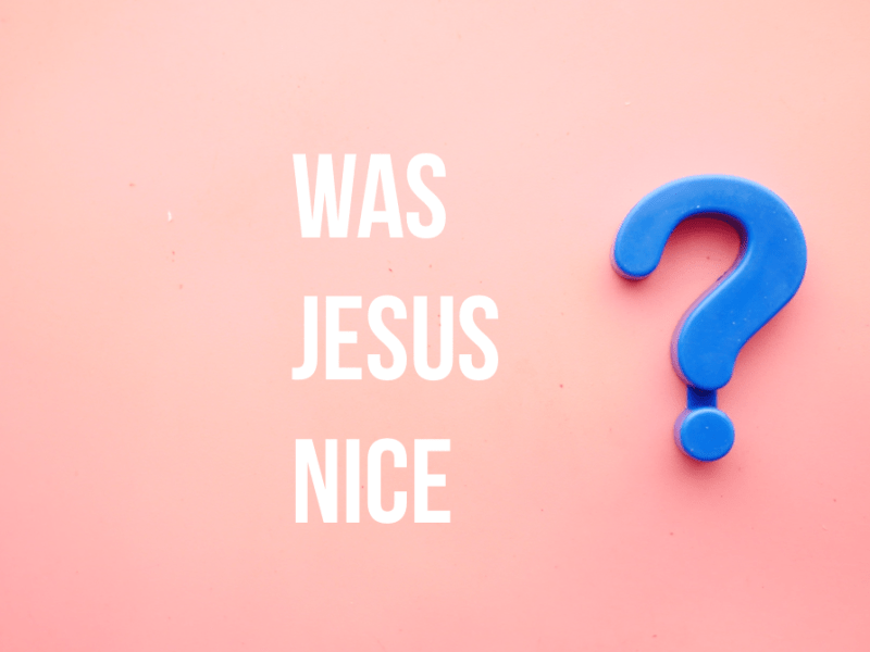 “Was Jesus Nice?” Is The Wrong&nbsp;Question